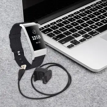 USB Nabíjací Kábel Klip Pre ForFitbit Poplatok 2 3 Náramok Nabíjací Kábel Klip Pre Inteligentné Hodinky Rýchlo Nabíjačka Dock Príslušenstvo