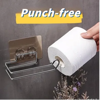 304Stainless Ocele Tkaniva Držiteľ Punch-zadarmo Toaletný Papier Rack Kúpeľňa Roll Držiteľ Domácnosti Kúpeľňa Jednoduchého Toaletného Papiera Držiak