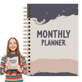 Plánovanie Kalendár Knihy 2024 Plánovač Spiral Bound Kalendár Kniha S Hladké Písanie Riadenie Času Plánovač S Memo, Kalendár