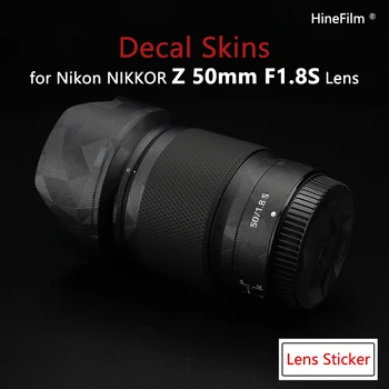 NiKKOR Z 50 1.8 S Objektív Premium Odtlačkový Pokožky Ochranný Kryt Fólia pre Nikon Z 50mm f/1.8 S Objektív Chránič Anti-Scratch Nálepky