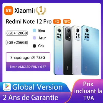 Xiao - Redmi Poznámka 12 Pro 5G SmartPhone Global Edition NFC OLED Displej Do Hz, Octa-Core, 67W Rýchle Nabitie