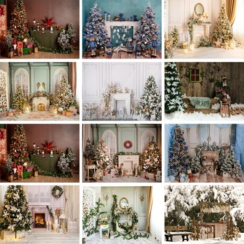 Vianočné Realistické Krb Pozadie Vianoce, Nový Rok Deti Deti Portrét Rodiny Photocall Photo Studio Pozadí