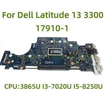 Vhodný pre Dell Latitude 13 3300 notebook doske 17910-1 s 3865U I3-7020U I5-8250U CPU 100% Testované Plne Práce