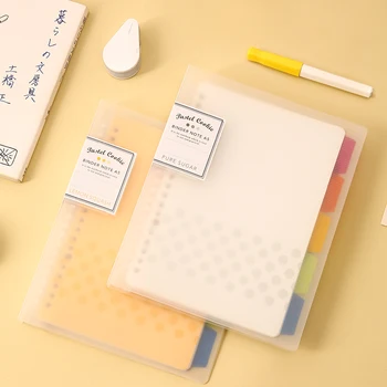 KOKUYO Farbu Svetla Cookie Série Loose-leaf Notebook A5 A4 B5 Zameniteľné Core Kawaii Notebook