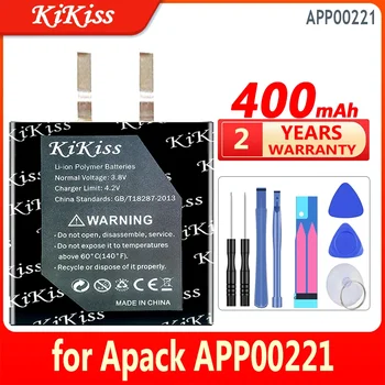 KiKiss Batérie APP00221 (402427) 400mAh pre Apack APP00221 Vysokou Kapacitou Bateria