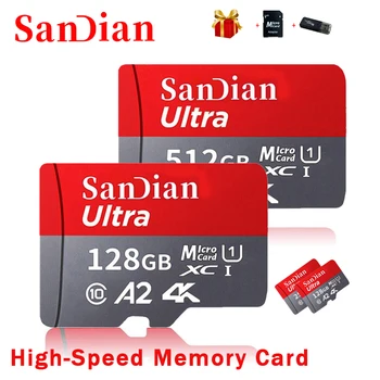 Pôvodné SD Karta 128 gb kapacitou 256 GB Micro Memory Card 512 gb diskom 1 TB Vysokej Rýchlosti Class10 Sd Pamäťovú Kartu, Video Karta pre Mobilný Telefón/PC/Fotoaparát