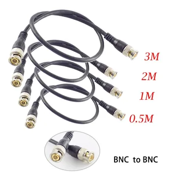 0,5 M/1M/2M/3M BNC Male Na BNC Samec Adaptér konektor Kábla Pigtail drôt Pre CCTV Kamery BNC prepojovací Kábel Príslušenstvo L19