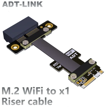 PDO-Link M. 2 WiFi Kľúč A. J. PCIe x1 Stúpačky Kábel Male-to-Female Adaptéra PCIe 3.0 Gen3 M. 2 A. E Kľúč, Rozhranie Doske Extender