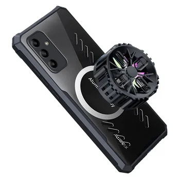 Hráč Telefón puzdro pre Samsung Galaxy A05S Grafén Odvod Tepla Kryt Osem Otvory Priedušná Transparentné Slim Puzdro
