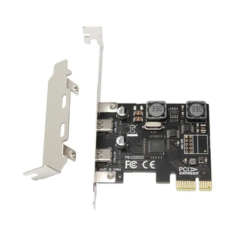 2-Port USB 3.1 (10Gbps) PCIe Karta Super Rýchlosť PCIExpress X1, aby TypeC Host Controller Typ Karty-C PCIe Adaptér