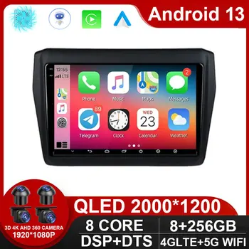 Android 13 Pre Suzuki Swift 5 2016 - 2020 Auto, Auto Rádio CARPLAY Video Multimediálna Navigácia GPS, WIFI 4G Bluetooth Navi LTE