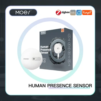 MOES ZigBee Ľudskej Prítomnosti Senzor Detektora Radarové Vlny Detekcie Senzora pre Home Security Tuya Inteligentné Ľudské telo Existuje Senzor