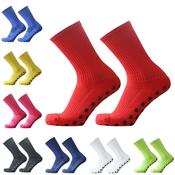 Nové Farbou Športy, Futbal Ponožky pre Mužov, Ženy Non-slip Grip Futbal Ponožky calcetas antideslizantes de futbol