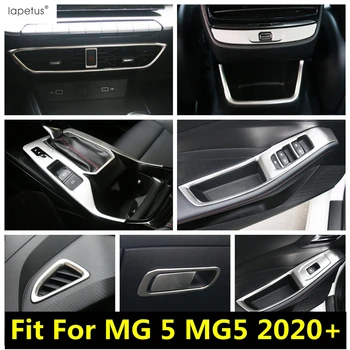 Okno Výťah / Palubnú dosku Air Vent / Gear Shift Vody Pohár Panel / Rukavice Box / Air AC Kryt Výbava Pre MG 5 MG5 2020 2021 Príslušenstvo