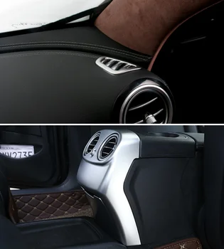 Pre Mercedes Benz Triedy E 2016-2021 Interiérové Doplnky Predné, Zadné, odvzdušňovací Dekoratívne Rám Anti-kop Kryt