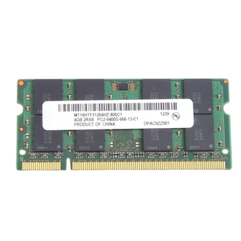 Pre MT DDR2 4GB 800Mhz RAM PC2 6400S 16 Žetónov 2RX8 1.8 V 200 Pinov Pre Notebook SODIMM Pamäte, Trvanlivé, Ľahko ovládateľný