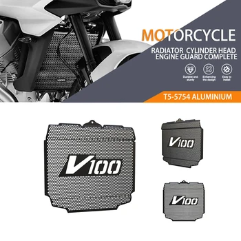 Hliník Pre Moto Guzzi V100 V 100 Mandello / S 2023 2024 Motocykel Radiátor Nádrž Mriežka Kryt Kryt Chránič Pre Ochranu Časť