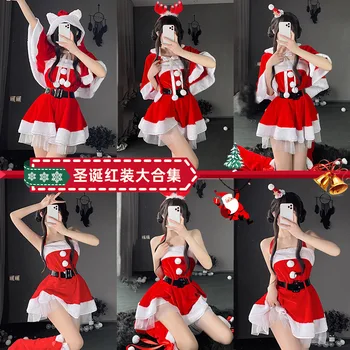 2023 Bunny Dievča Fotografie Real Shot Čínskom Štýle Retro Vianoce Oblečenie Fantasy Vianočný Kostým Súťaž: Cosplay