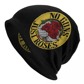 Guns N Roses Rockstyle Kapoty Klobúky Pletené Klobúk Hip Hop Vonkajšie Skullies Čiapky Klobúk Mužov a Žien v Teple Multifunkčné Spp