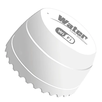 1 KS Wifi Vrana Smart Vody Detektor Alarm Detektor Úniku 40DB Povodňových Alarm Pretečeniu Bezpečnosť