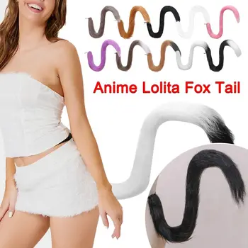 Plyšové Fox Chvost Zvodné Anime Zvierat Maškaráda Chvost Lolita Kostým Príslušenstvo Halloween