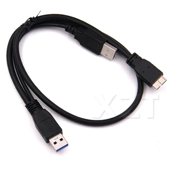 USB 3.0 HDD Dátový Kábel USB 3.0 Typ A-Micro B Y Kábel s Možnosťou USB Napájanie pre Externé Mobile Pevného Disku na Dátové Káble