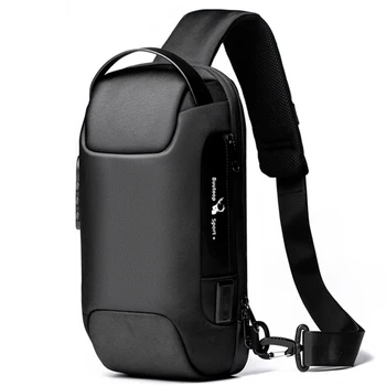 Pánske Nepremokavé USB Oxford Crossbody Bag Anti-theft Rameno Závesu Taška Multifunkčné Krátke Cestovanie Messenger Hrudníka Pack Pre Mužov