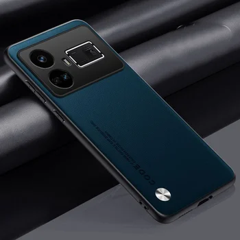 Na Realme 5 GT Prípade Luxusné Fotoaparát Ochranu Kože Späť puzdro na Realme GT5 GT 5 240W Telefón Prípade RealmeGT5 Nárazníka