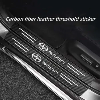 Auto prah pásy proti krok ochranné nálepky z uhlíkových vlákien proti poškriabaniu pásky vhodné pre Toyota Scion XA XB XD IQ TC