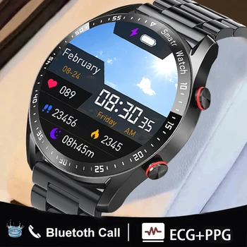 HW20 EKG+PPG Bluetooth Hovor Smart Hodinky 2022 Mužov plne Dotykový Sport Sledujte Zdravie Tracker Mužov Smartwatch Vodotesný Pre Android IOS