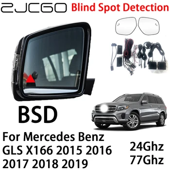 ZJCGO Auto BSD Radarový Výstražný Systém Blind Spot Detection, Bezpečnosti Jazdy Upozornenie na Mercedes Benz GLS X166 2015 2016 2017 2018 2019