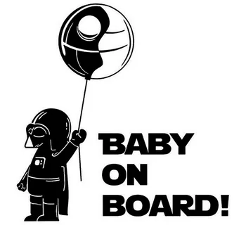15 cm Astronaut Baby na Palube Nepremokavé a opaľovací Krém, Creative Auto Nálepky Vzor Automobily Príslušenstvo Vinylové Nálepky