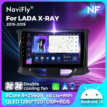 FYT 7862S QLED 8G+256G Android 13 autorádia Prehrávač Pre Lada X-ray Xray 2015 - 2019 GPS Bezdrôtový Carplay DSP RDS 2Din Všetko v jednom