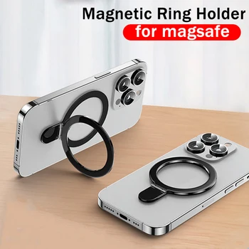 Pre Magsafe Magnetické Mobilný Telefón Krúžok Držiak na Stojan Kompatibilný Pre iPhone 12 13 14 Pro Max Ultra Tenký Mobilný Telefón Grip Stojan