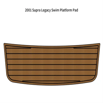 2001 Supra Legacy Plávať Platformu Krok Mat Loď EVA Faux Pena Týk Palube Poschodí Pad Podklad Samolepiace SeaDek Gatorstep Štýl